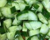 簡単な海老と夏野菜のパラパラ炒飯作り方3写真