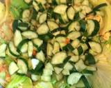 簡単な海老と夏野菜のパラパラ炒飯作り方8写真