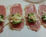 野菜とチーズ巻き巻き豚カツ♪作り方6写真