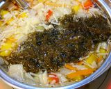 もずく＆野菜スープ♪作り方4写真