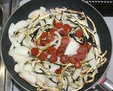 ドライベジ麺☆乾燥なす麺でトマトスープ作り方8写真