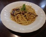 ミント風味のサンマのかば焼き缶のパスタ作り方4写真