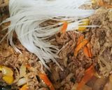 焼肉のたれでチャプチェ。を巻いて♪作り方5写真