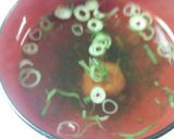 簡単☆梅干し・鰹節の即席すまし汁♪作り方4写真