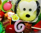 運動会にキャラ弁ツムツムおにぎりプルート作り方4写真