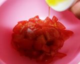 サバと塩味トマトのサラダ仕立て作り方9写真