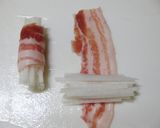 大根の豚バラ巻き＊カレーマヨソース作り方2写真