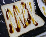 簡単！食パン1枚サンド☆メンチカツ作り方1写真