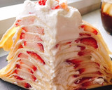 いちごと生クリームのミルクレープ作り方24写真