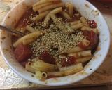 諸葛菜のトマトパスタ作り方9写真