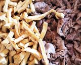 豚コマとお揚げのマヨ生姜焼き作り方3写真
