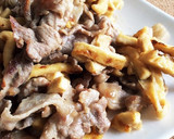豚コマとお揚げのマヨ生姜焼き作り方7写真