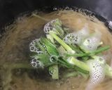 青唐辛子と白だしでウドとホタルイカパスタ作り方5写真