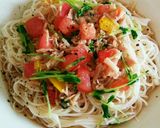 ツナトマト洋風素麺作り方3写真