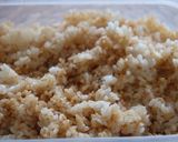 朝食にも✨ツナマヨ、鰹節、ゴマのおにぎり作り方1写真