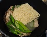 消化良し☆白濁ネギ豚うどん作り方5写真