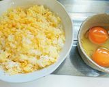 簡単☆カニカマチャーハン(^O^)♪作り方2写真