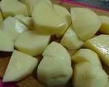 懐かしい♪和風だしの黄色いカレー♪作り方1写真