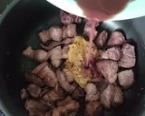 圧力鍋を使わない煮込みポークカレーライス作り方4写真