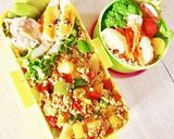 作り置きそぼろdeドライカレー♪お弁当用作り方3写真