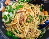 男飯 簡単でコクのある具沢山のナポリタン作り方8写真