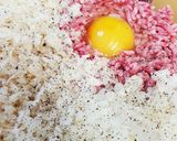 肉汁たっぷりハンバーグ( *´艸｀)作り方1写真