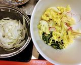 チョレギの素でカンタン春野菜サラダ♪作り方2写真