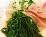 サムライ特製山菜冷やし中華❤作り方2写真