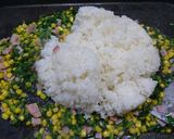 あやめ雪カブの葉でパラパラ炒飯作り方4写真