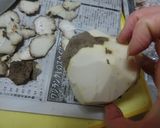 山イモのとろろ卵かけご飯　カツオ節入り作り方2写真