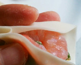 羽根つき！海老丸ごと入りギョウザ作り方5写真