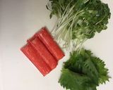 胸肉ととろろ昆布の生春巻き♪作り方1写真