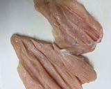 胸肉ととろろ昆布の生春巻き♪作り方2写真