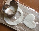 餃子の皮でミルフィーユ♥作り方1写真