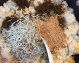 もずくとしらすのあっさりチャーハン作り方3写真