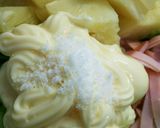 母の味。パイナップルサラダ作り方2写真