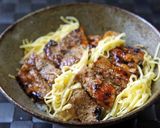 豚かば丼作り方7写真