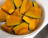 お弁当用のご飯がすすむかぼちゃの煮物作り方1写真
