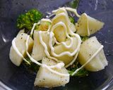 レンジで簡単！ブロッコリーポテトチーズ作り方3写真