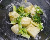レンジで簡単！ブロッコリーポテトチーズ作り方4写真