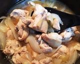 胡麻豆腐入り！？親子丼作り方4写真