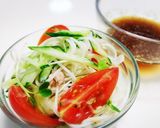 ご飯が足りない時のお助けサラダ素麺☆作り方3写真
