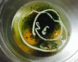 うちの定番!青のりの卵焼き♪作り方1写真