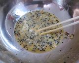 あみえびとごま入り卵焼き作り方1写真