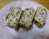 あみえびとごま入り卵焼き作り方3写真