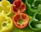 パプリカの肉詰め作り方1写真