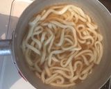 卵焼きを崩してびっくりカレーうどん！作り方1写真