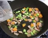 ベーコンと山茶茸のスパゲティ作り方3写真