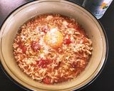 パパのお手軽ランチ!トマトチキンラーメン作り方4写真
