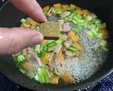 ベーコンと山茶茸のスパゲティ作り方4写真